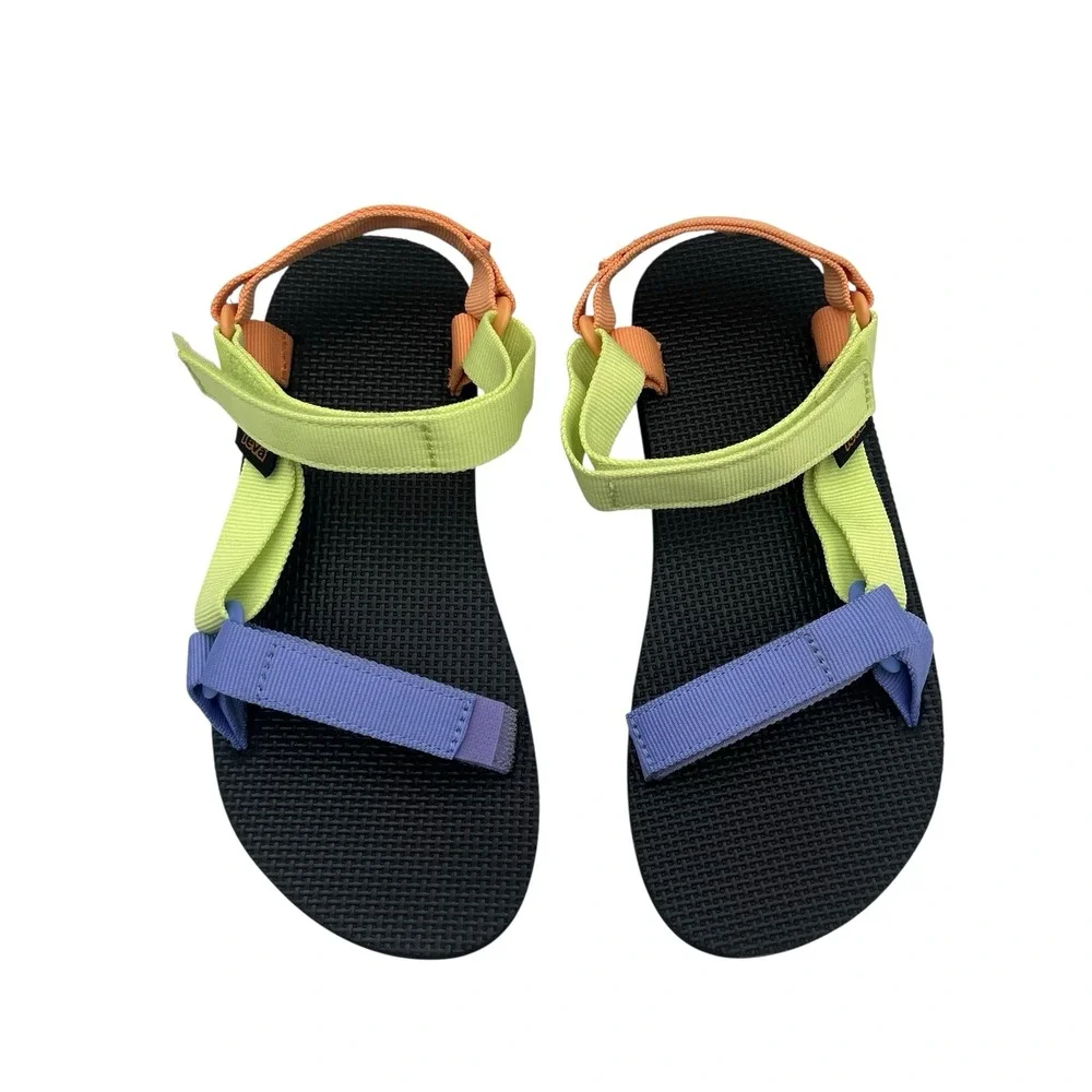 Teva Original Universal Big Youth Girls Sport Sandals Size 5 Multi Adjustable